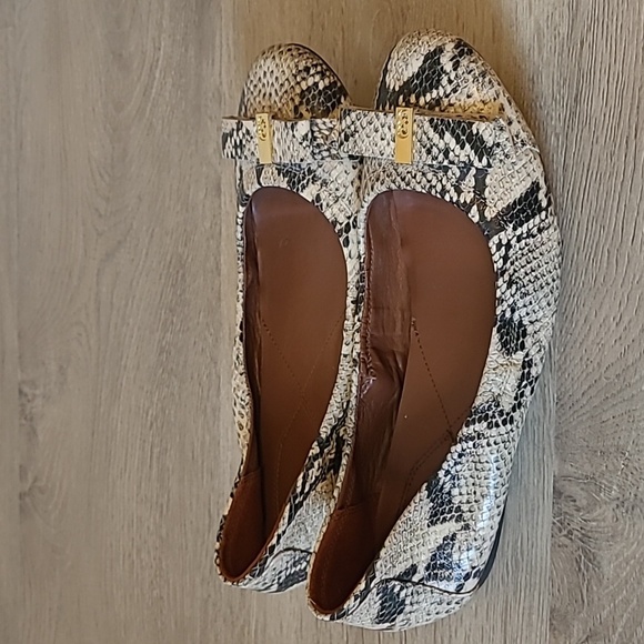 Cole Haan Snakeskin Ballerina Slippers size 8b - Picture 5 of 9